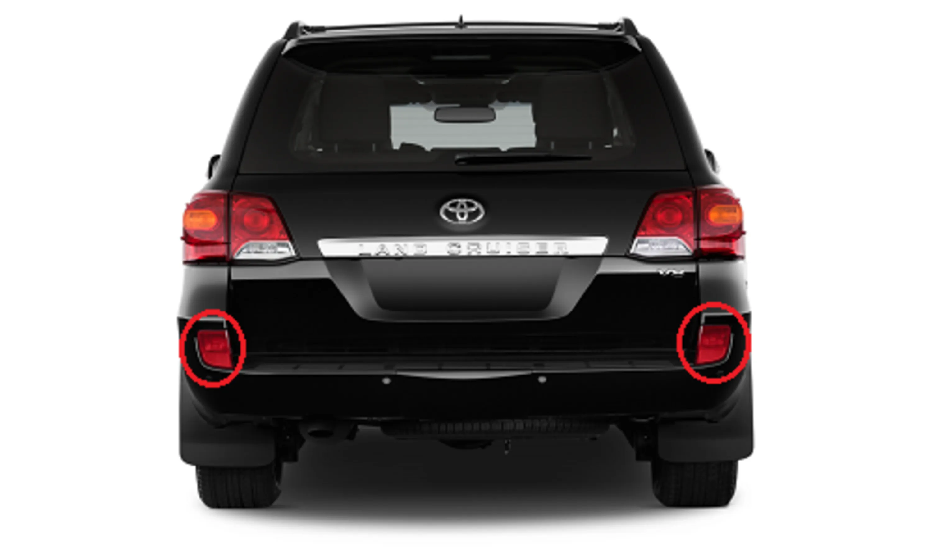 مه شکن عقب چپ تویوتا لندکروز مه شکن عقب چپ تویوتا لندکروز